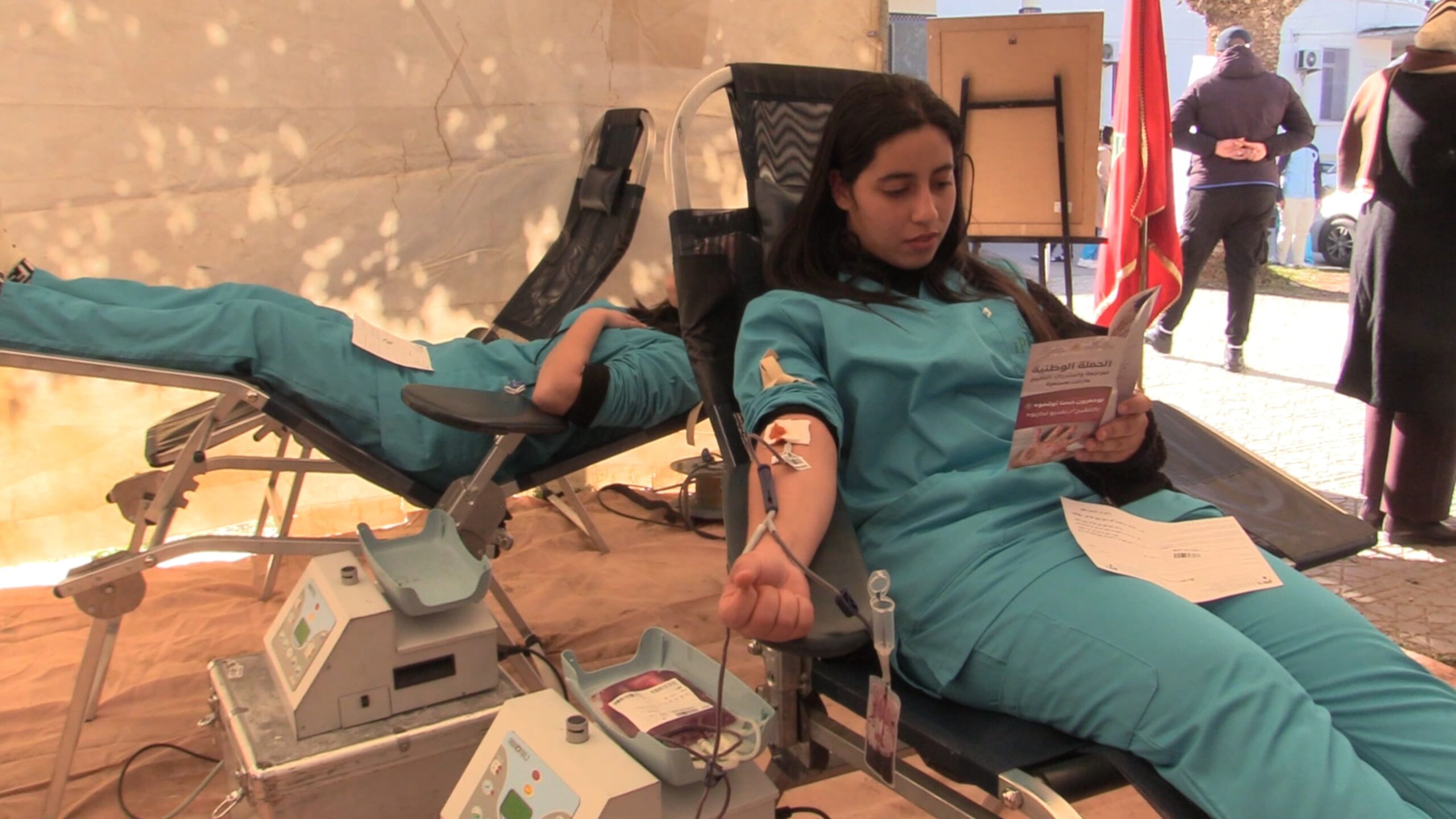 مستشفى الغساني يحتضن حملة للتبرع بالدم تحت شعار :تبرع بالدم أنقد حياة