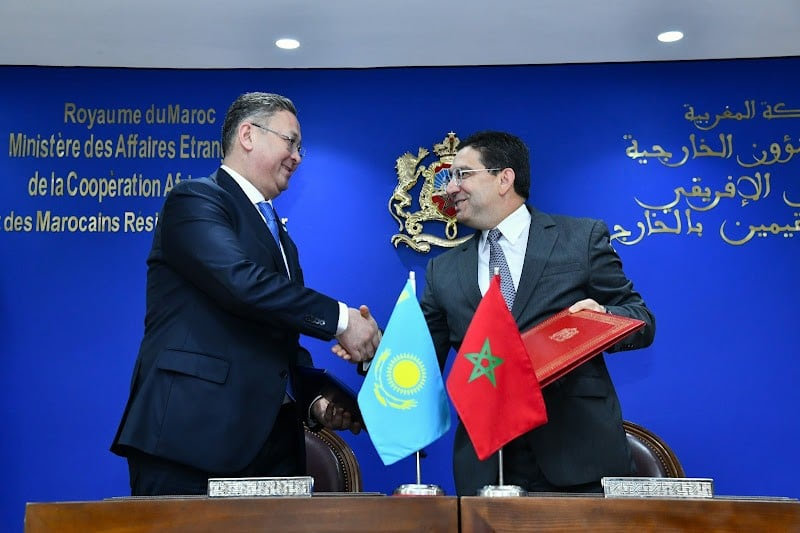 الإعفاء من التأشيرة بين كازاخستان والمغرب